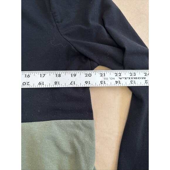 Shein Curve 2XL Long Sleeve Shirt Top Color Block Animal Print - Picture 4 of 6